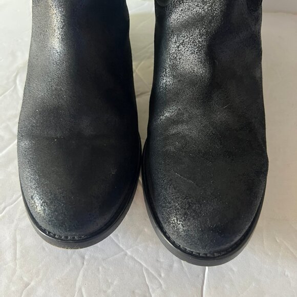 $700 JIMMY CHOO METALLIC CALF COWBOY BOOTS SIZE 39.5 / 9.5 US - Picture 5 of 11